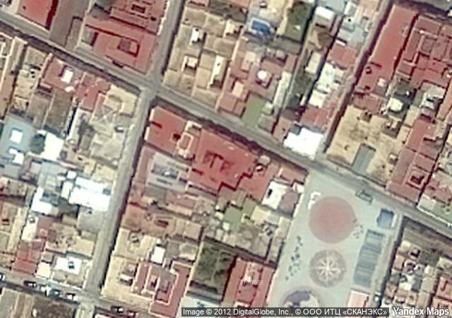Vista aérea de vivienda en Puerto Real (Cádiz)