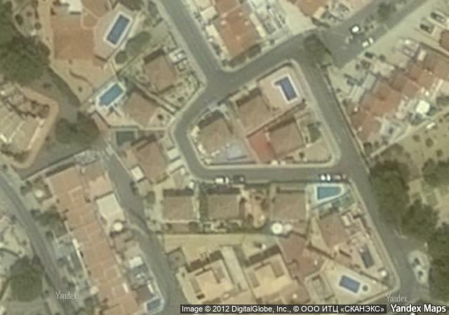 Vista aérea de vivienda en La Nucia (Alicante/Alacant)