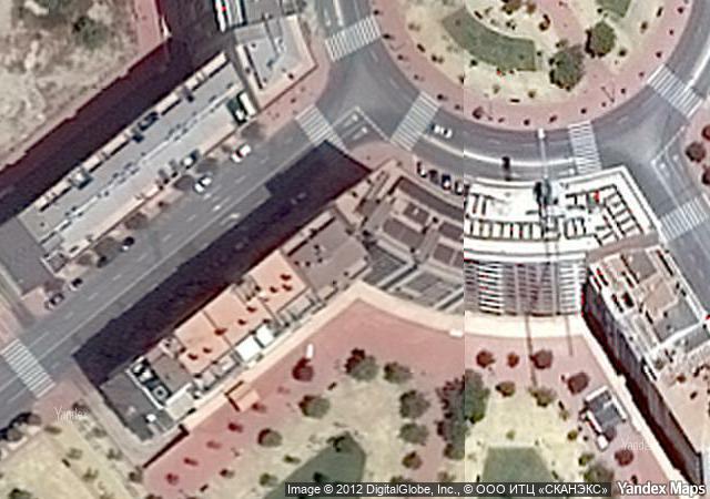 Vista aérea de vivienda en Murcia (Murcia)