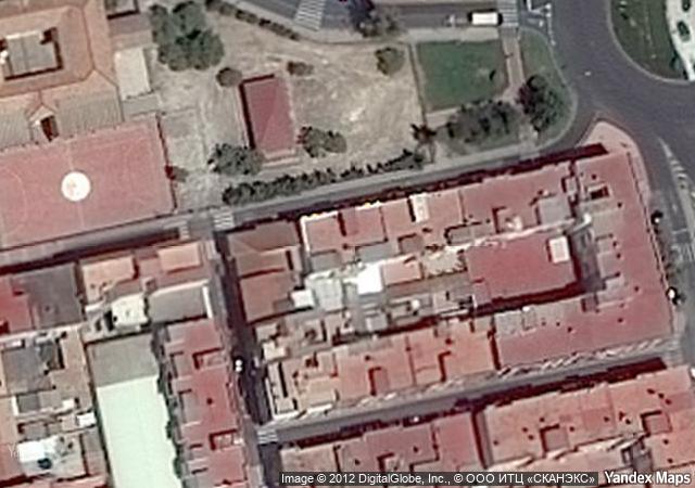 Vista aérea de vivienda en Murcia (Murcia)