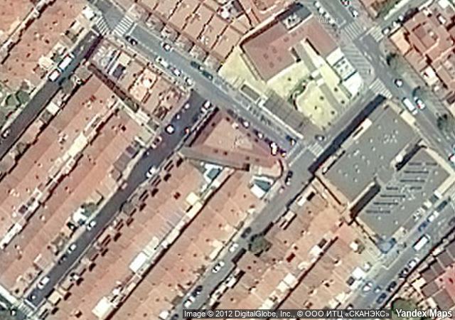 Vista aérea de vivienda en Mijas (Málaga)