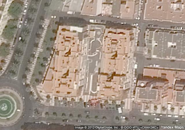 Vista aérea de garaje en El Parador de las Hortichuelas (roquetas de Mar) (Almería)