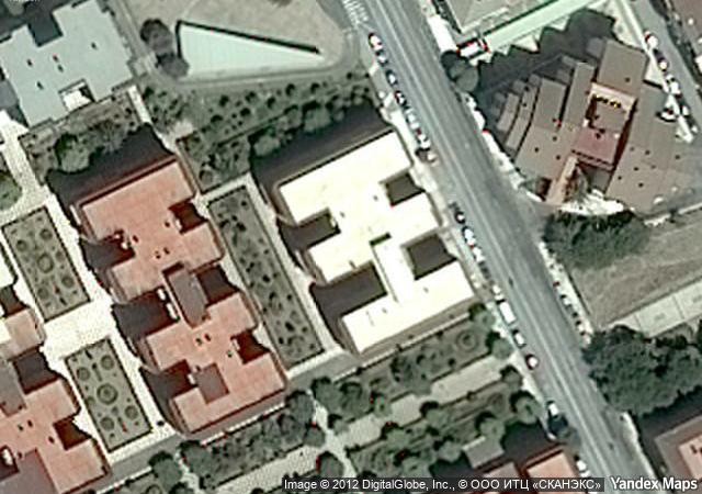 Vista aérea de vivienda en Granada (Granada)
