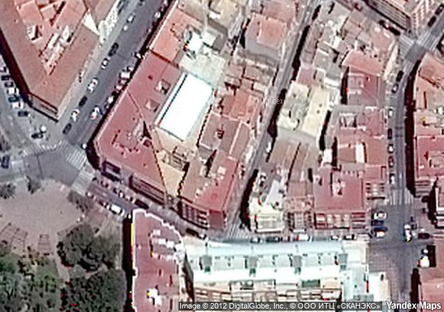 Vista aérea de vivienda en Murcia (Murcia)