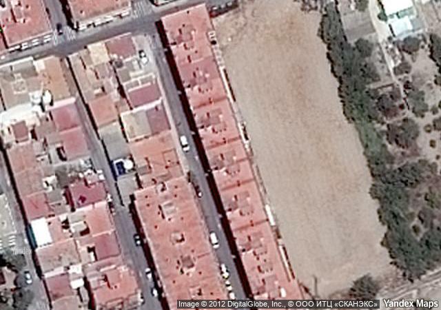 Vista aérea de vivienda en Murcia (Murcia)