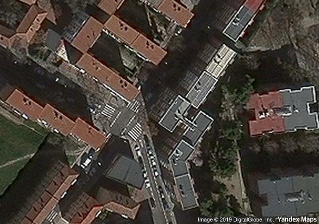 Vista aérea de vivienda en Madrid (Madrid)