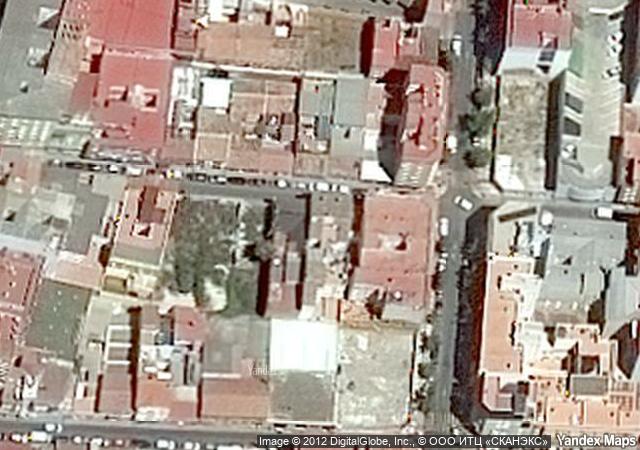Vista aérea de vivienda en Malaga (Málaga)
