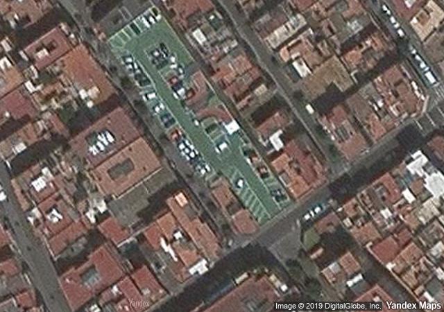 Vista aérea de garaje en L'hospitalet de Llobregat (Barcelona)