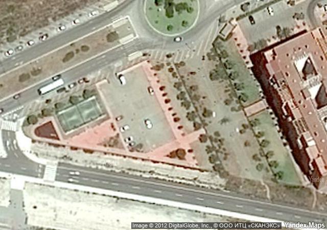 Vista aérea de vivienda en Málaga (Málaga)