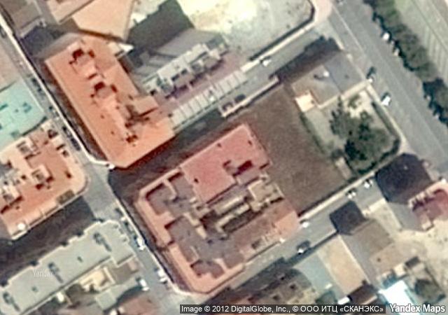 Vista aérea de vivienda en Castalla (Alicante/Alacant)