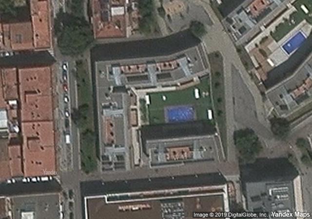Vista aérea de vivienda en Sant Cugat del Vallés (Barcelona)