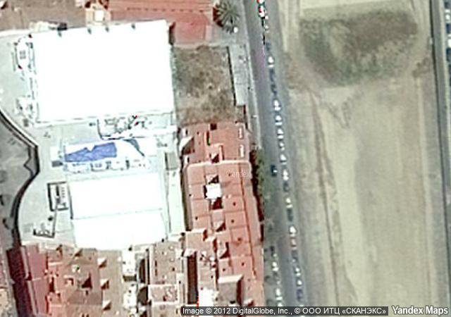 Vista aérea de vivienda en Malaga (Málaga)