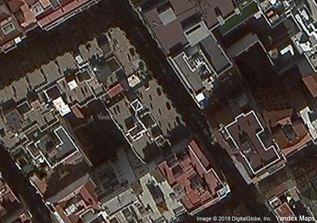 Vista aérea de vivienda en Madrid (Madrid)