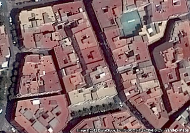 Vista aérea de vivienda en Murcia (Murcia)