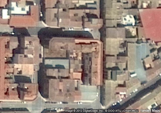 Vista aérea de vivienda en Castalla (Alicante/Alacant)