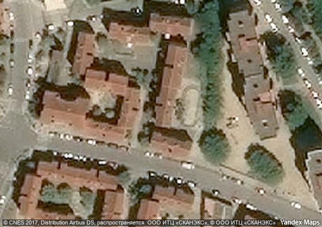 Vista aérea de vivienda en Igualada (Barcelona)
