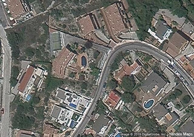 Vista aérea de vivienda en Cubelles (Barcelona)