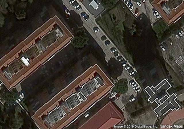 Vista aérea de vivienda en Madrid (Madrid)