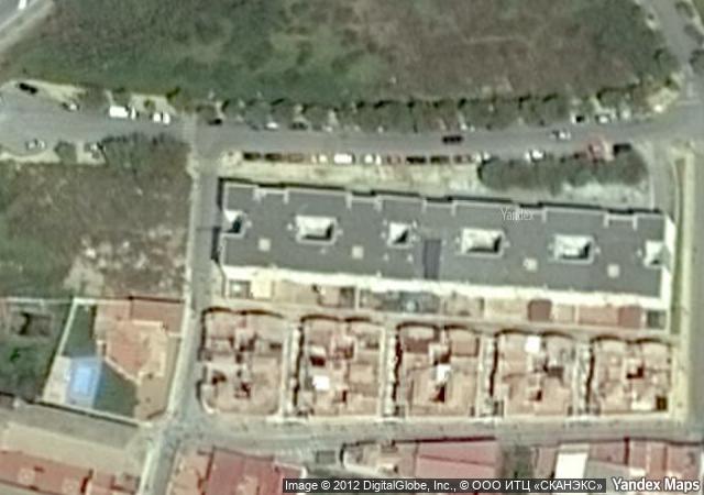Vista aérea de vivienda en Algeciras (Cádiz)
