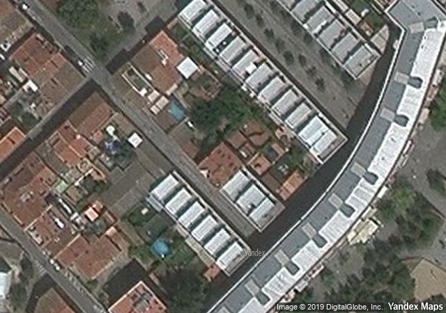 Vista aérea de garaje en Rubí (Barcelona)