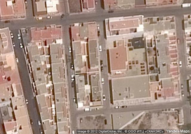 Vista aérea de vivienda en Almeria (Almería)