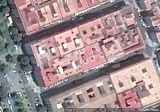 Vista aérea de vivienda en Cordoba (Córdoba)