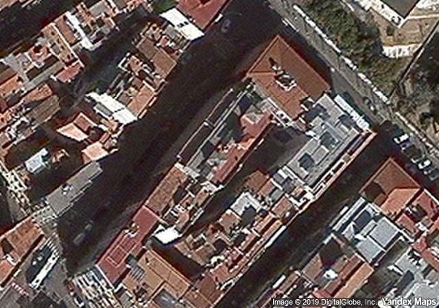 Vista aérea de vivienda en Mataró (Barcelona)