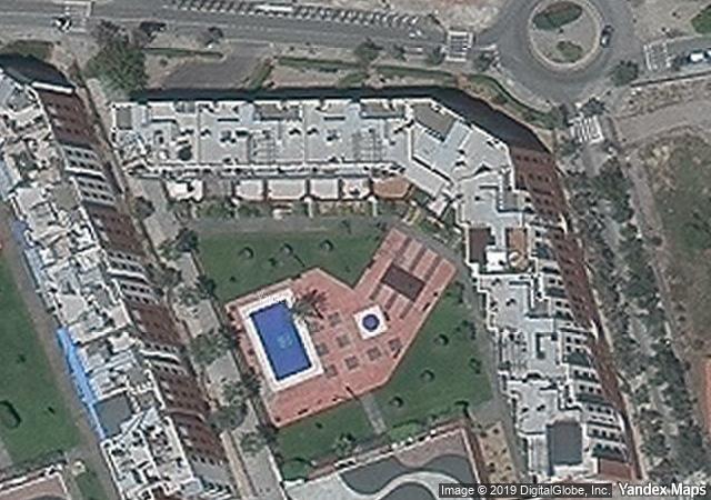 Vista aérea de garaje en Cubelles (Barcelona)