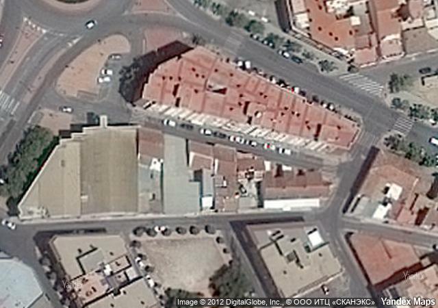 Vista aérea de vivienda en Alcantarilla (Murcia)