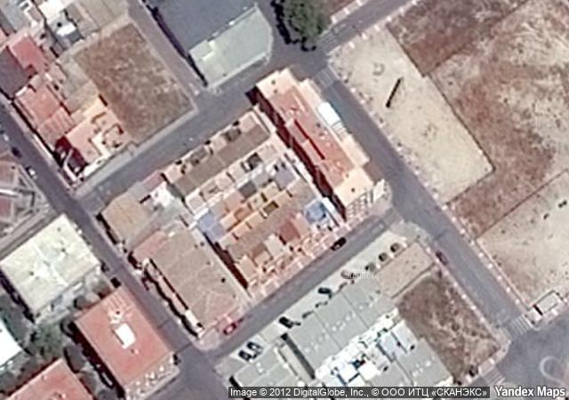 Vista aérea de vivienda en Murcia (Murcia)