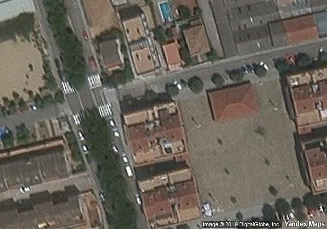 Vista aérea de vivienda en Palau-Solitá i Plegamans (Barcelona)