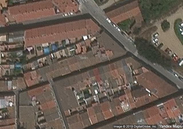 Vista aérea de vivienda en Caldes de Montbui (Barcelona)