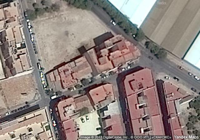 Vista aérea de vivienda en Alcantarilla (Murcia)