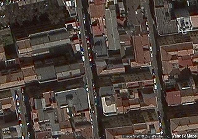 Vista aérea de vivienda en Madrid (Madrid)
